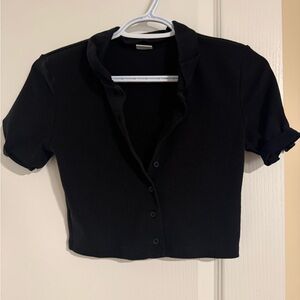 Sunday Best Black Button-Down Shirt